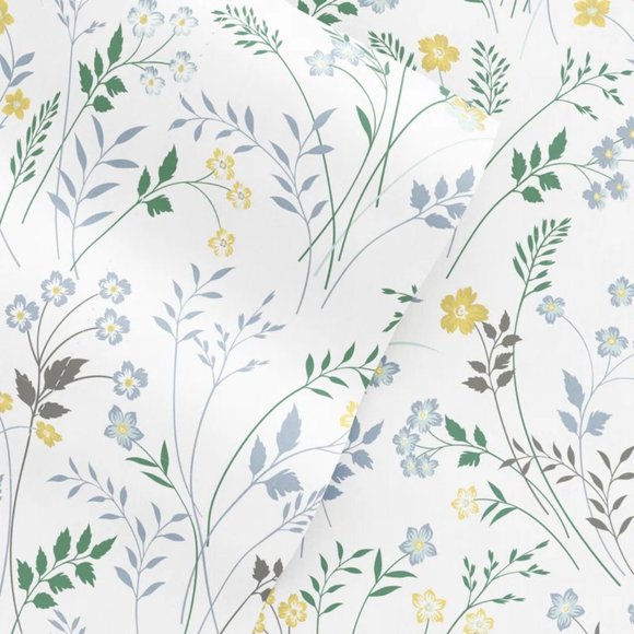 Kelly Clarkson Home 4-Piece Queen Tyler Wildflower Pattern Microfiber Sheet Set - Picture 5 of 6